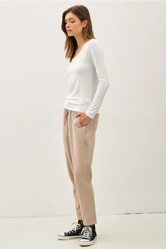 Ultra Soft Long Sleeve Scoop Neck Tee