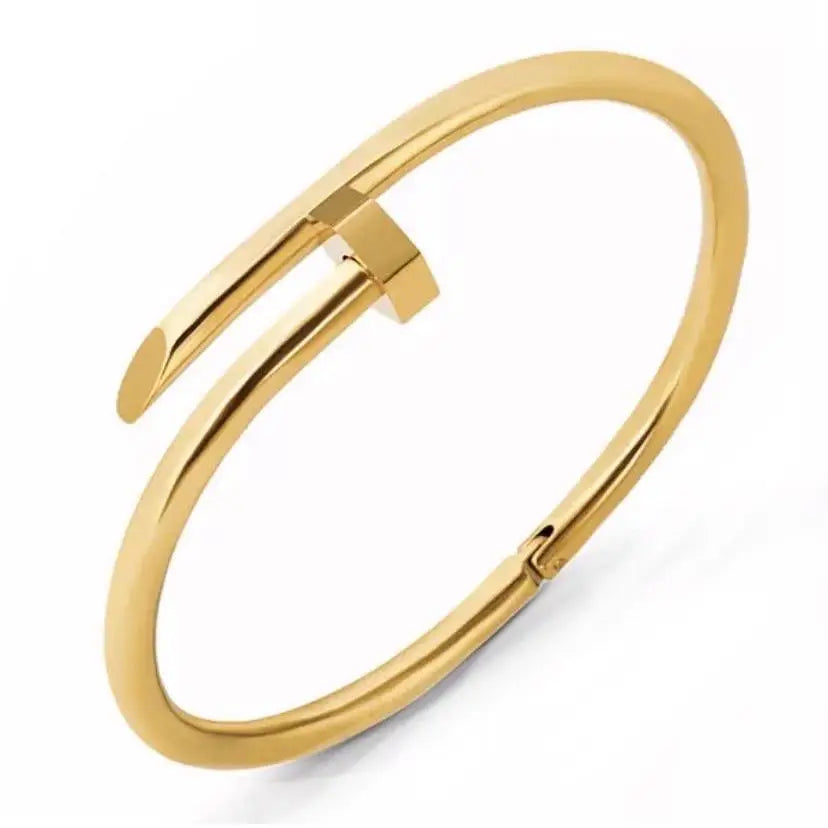 Axel Nail Bracelet - Gold – Kismetlg Axel Nail Bracelet - Gold – Kismetlg