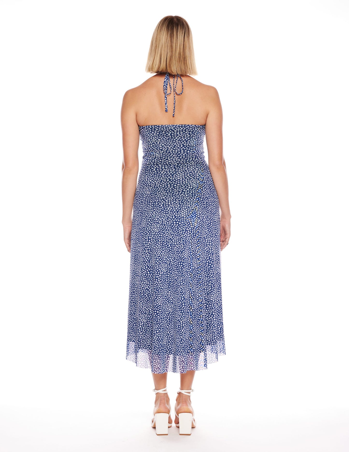 Festoon Halter Dress