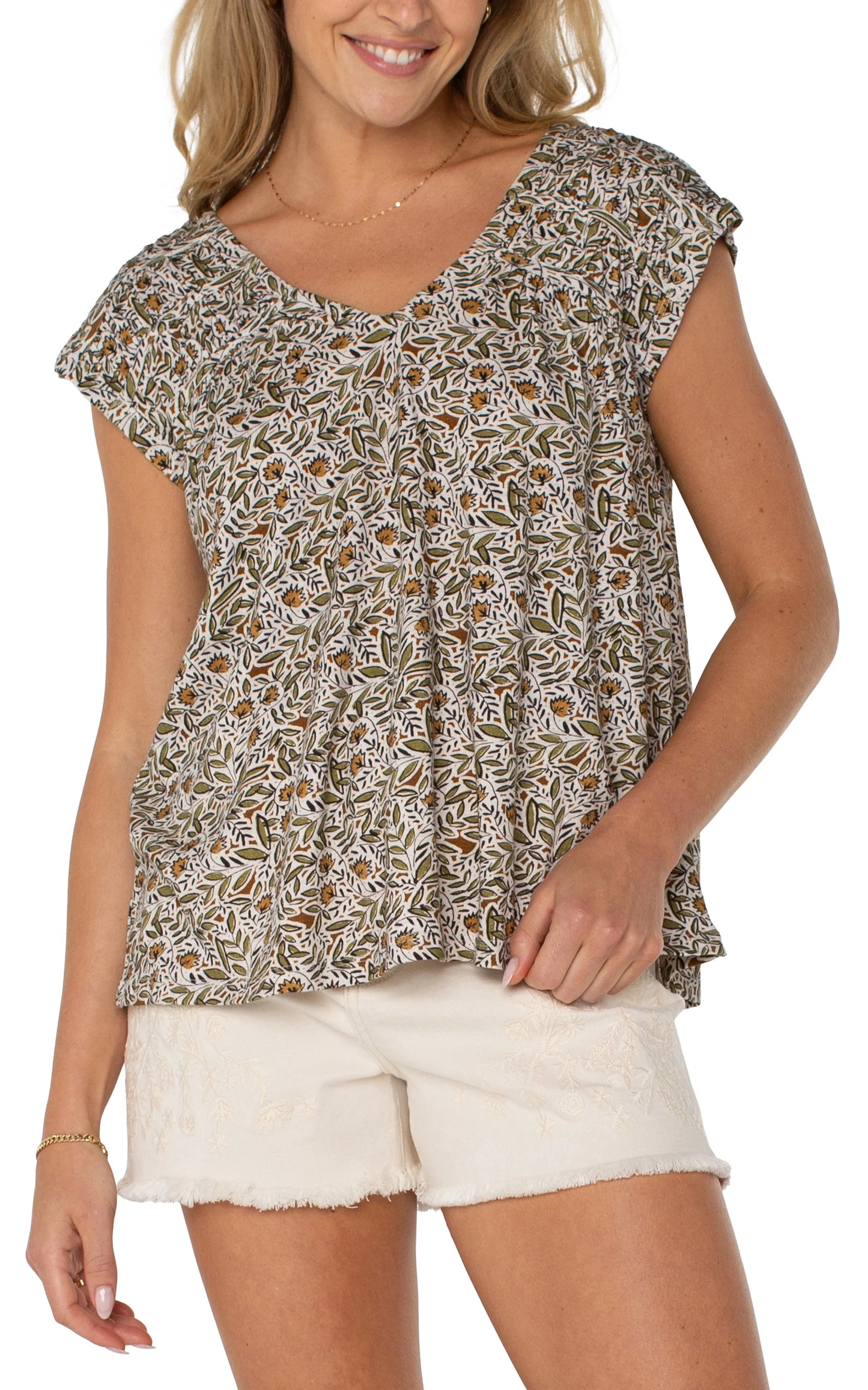 Short Sleeve Dolman Tie Back Top