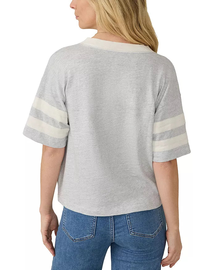 Sunwashed Slub Varsity Tee