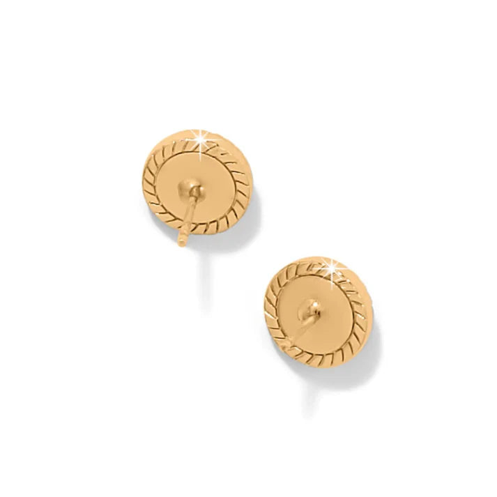 Illumina Celeste Dome Post Earrings - Gold