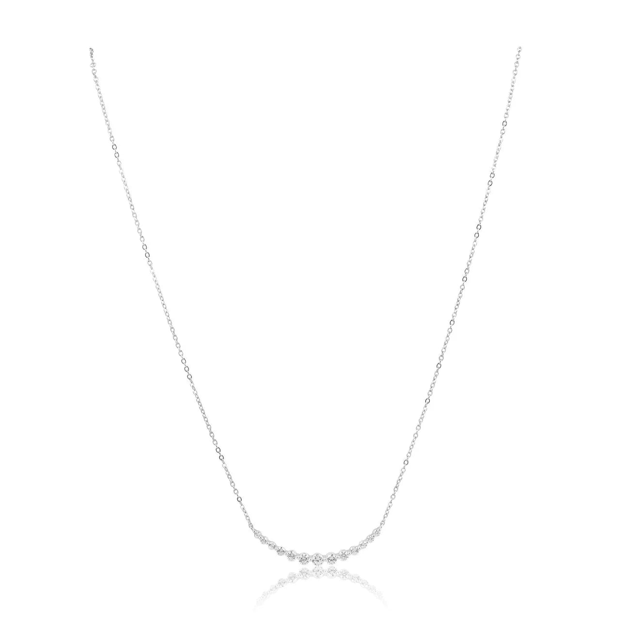 Imani CZ Necklace - Silver