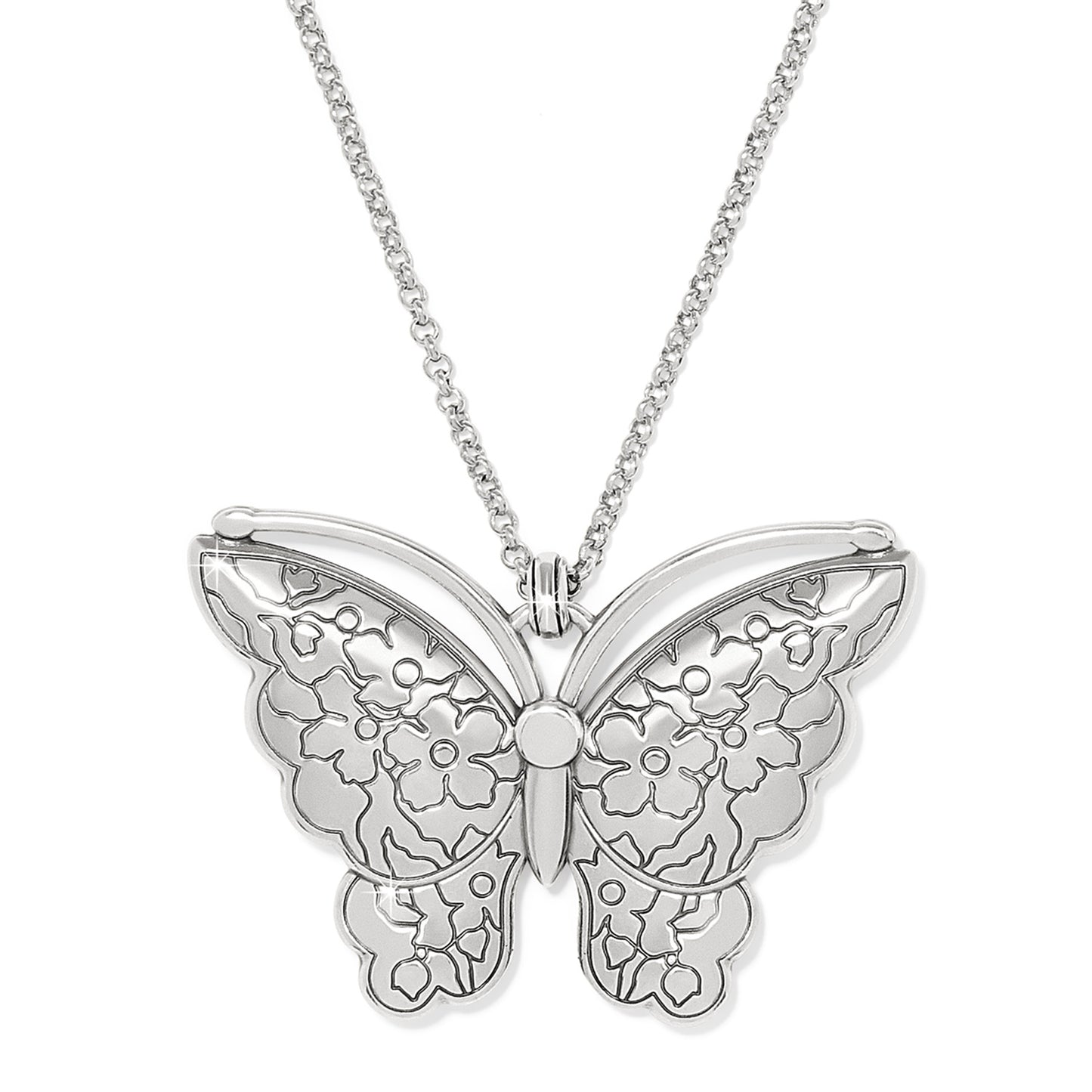 Kyoto in Bloom Blue Butterfly Necklace