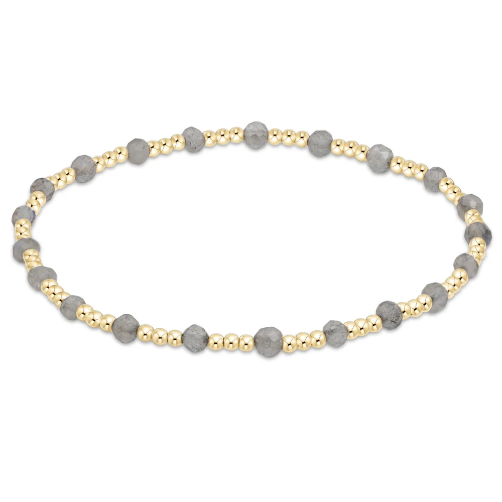Gemstone Gold Sincerity Pattern 3mm - Labradorite