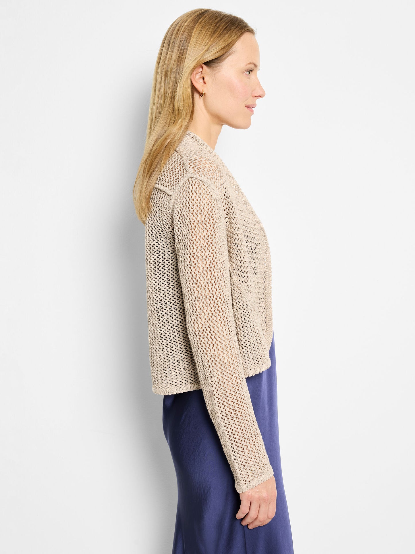 Mesh Cocoon Cardigan
