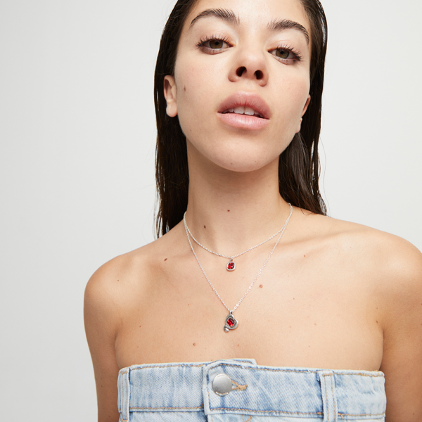 Ser Expresiva Necklace - Red