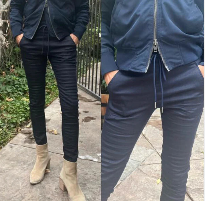 Shely Blue Stripe Pant