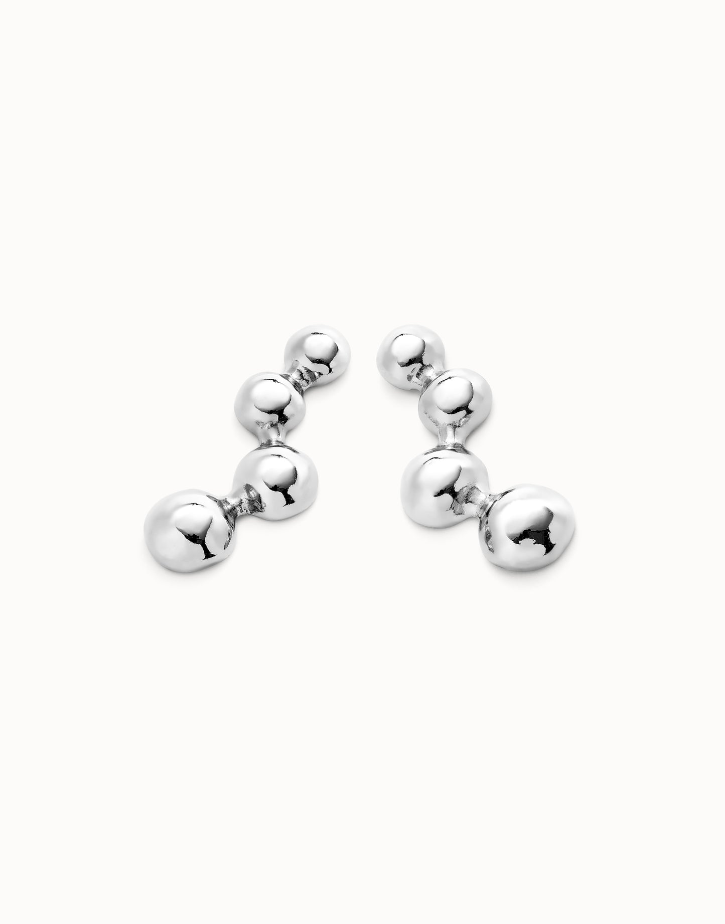 Ser Intrepida Earrings - Silver Bubble
