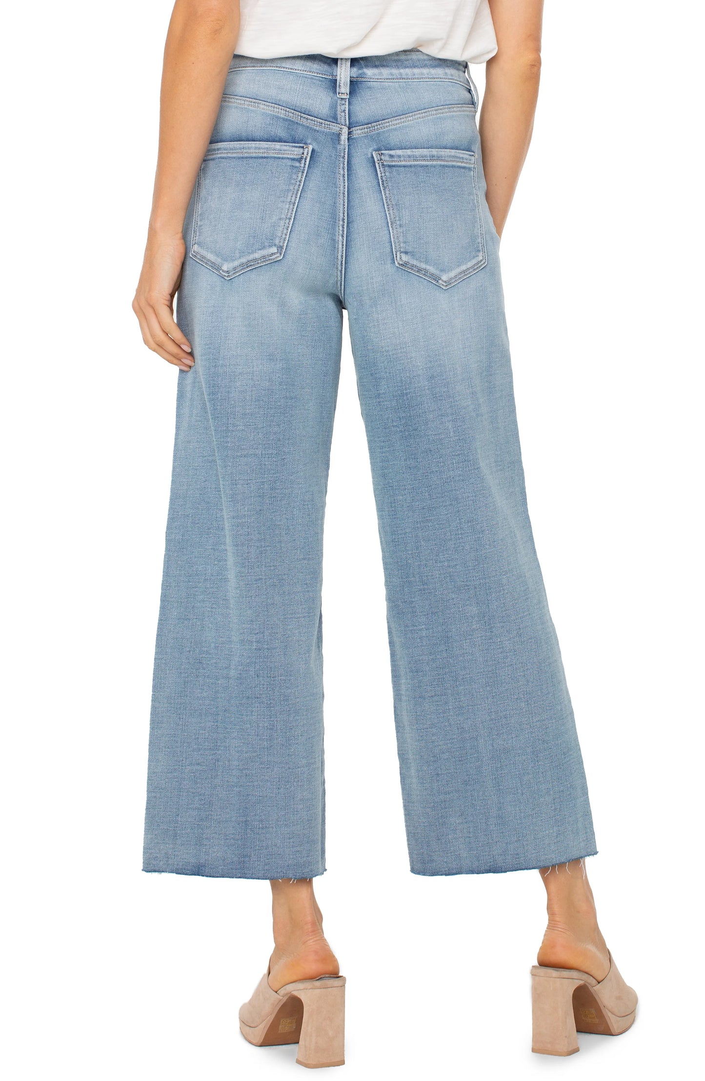 Stride Hi Rise Crop Wide Cut Hem