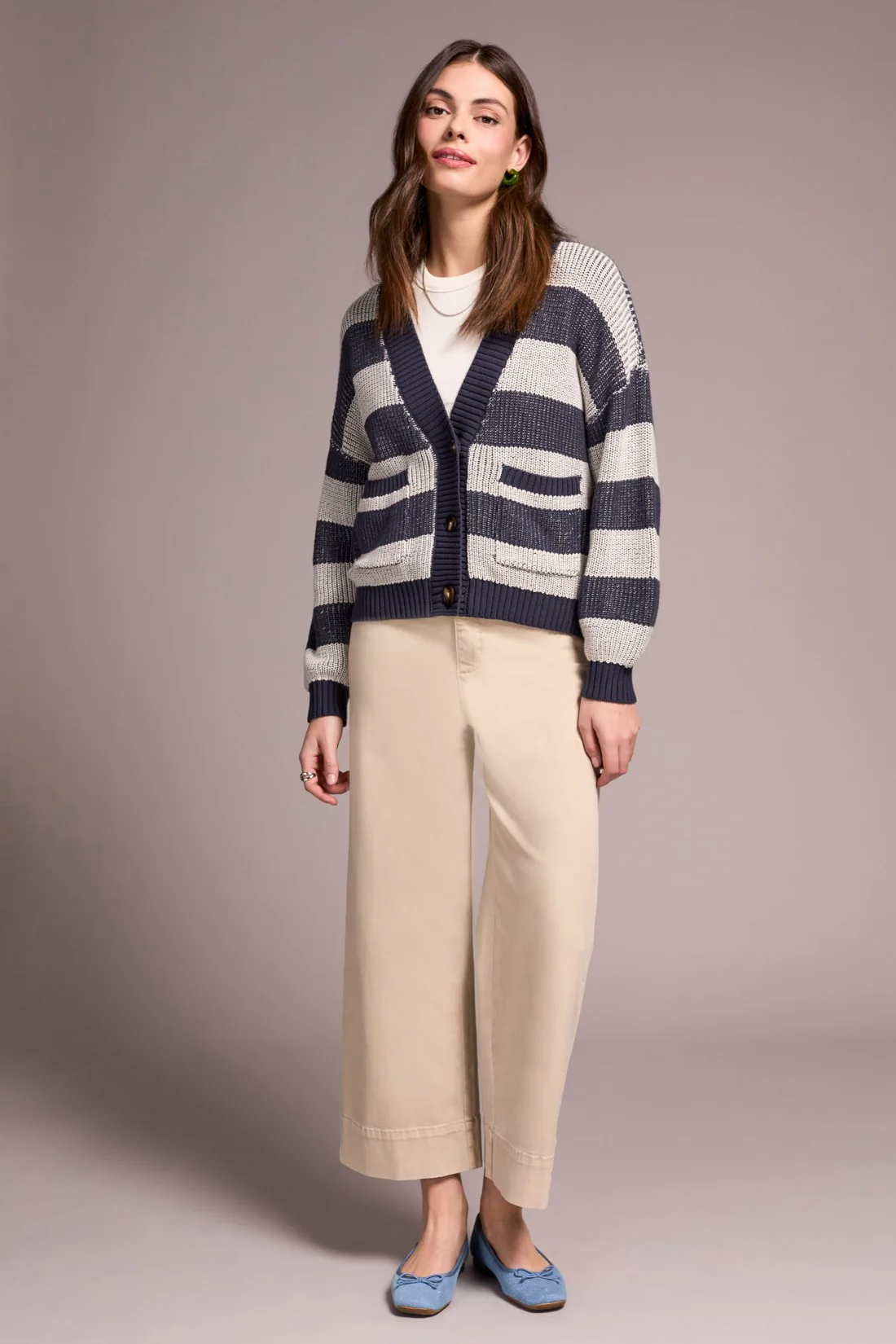Buttoned Front Sweater Cardigan