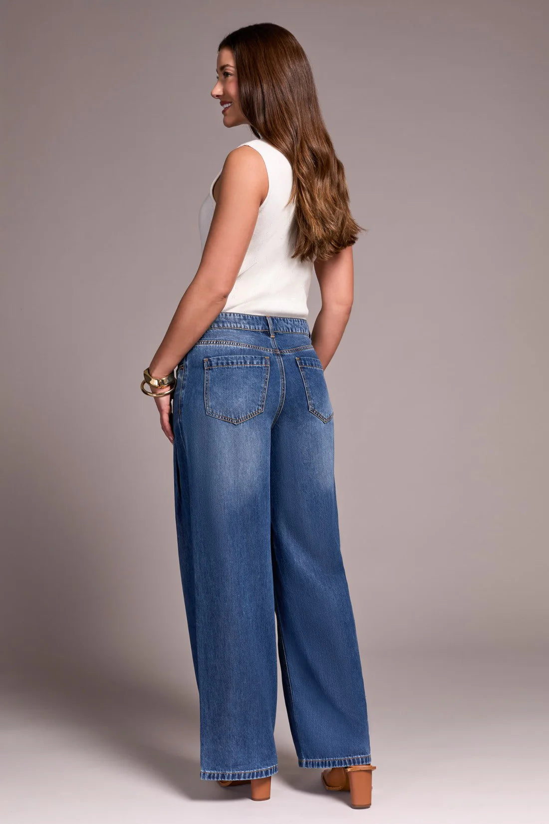 Audrey Pleated Jeans