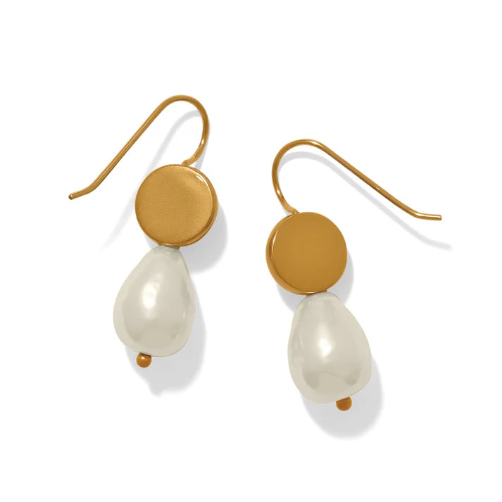 Trust Your Journey Petite Pearl Fr Wire Earrings