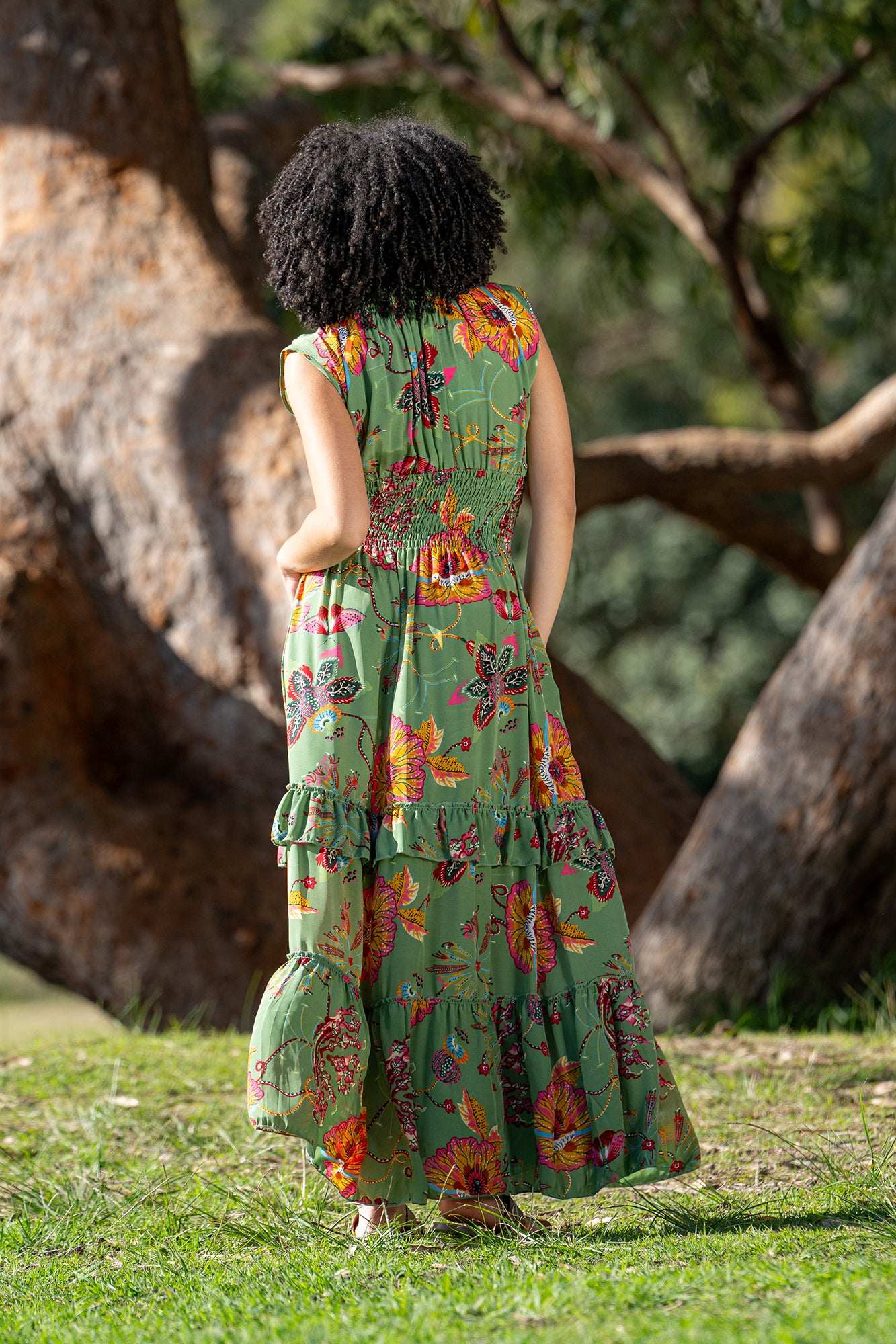 Posey Sleeveless Boho Dress
