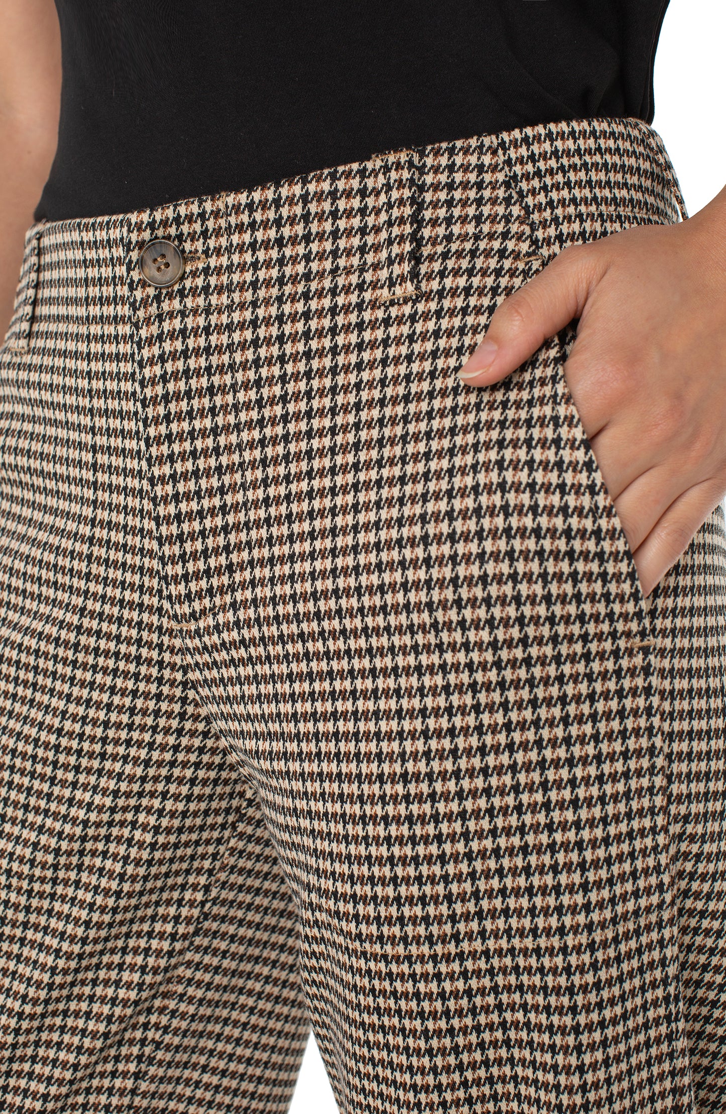 Utility Pant With Tab Hem