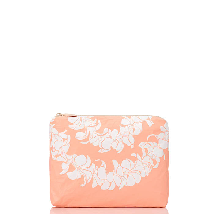 Small Pouch -Plumeria Lei