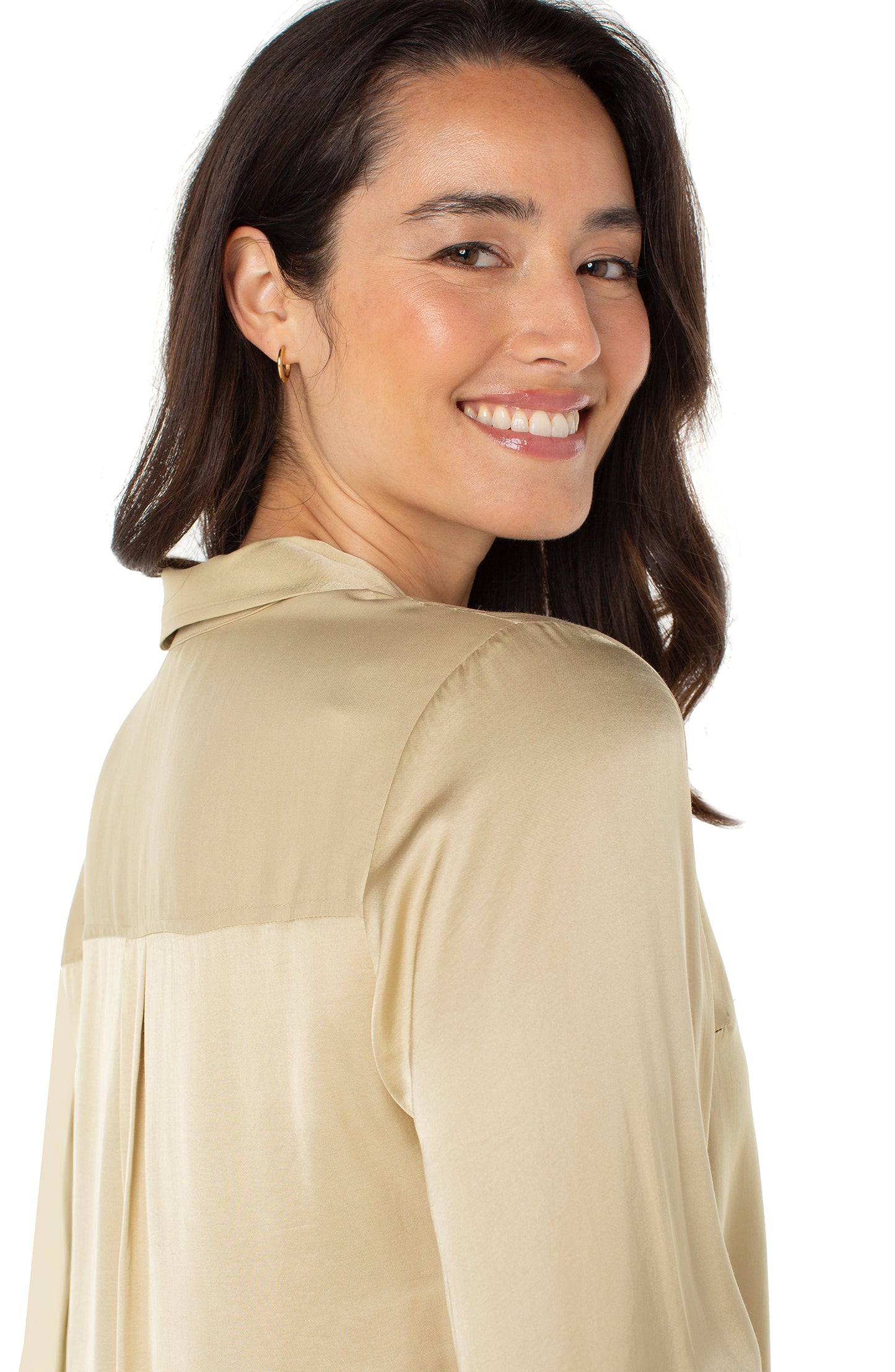 Long Sleeve Button Front Shirt
