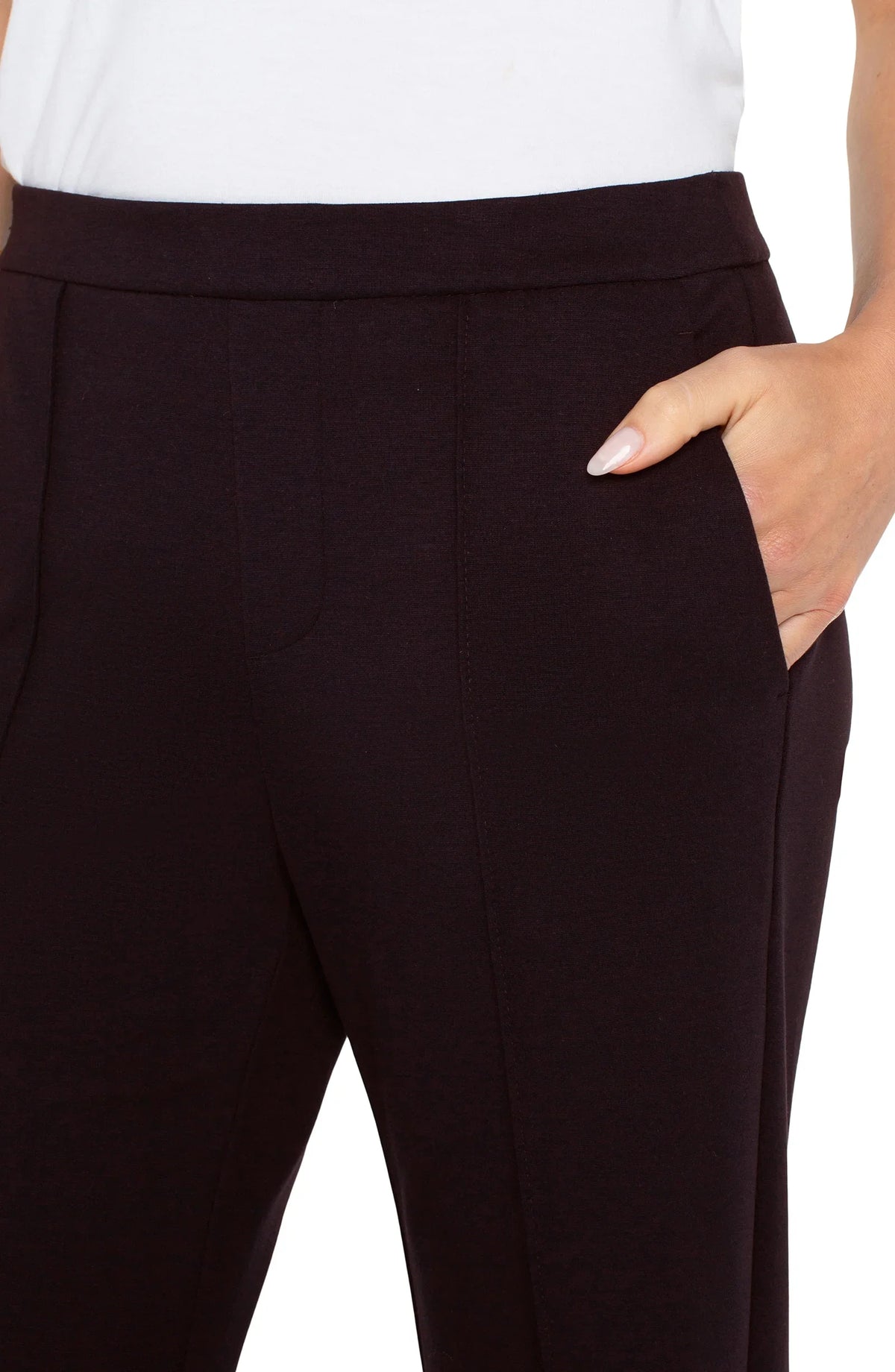 Kayla Wide Leg Pull-On Trousers