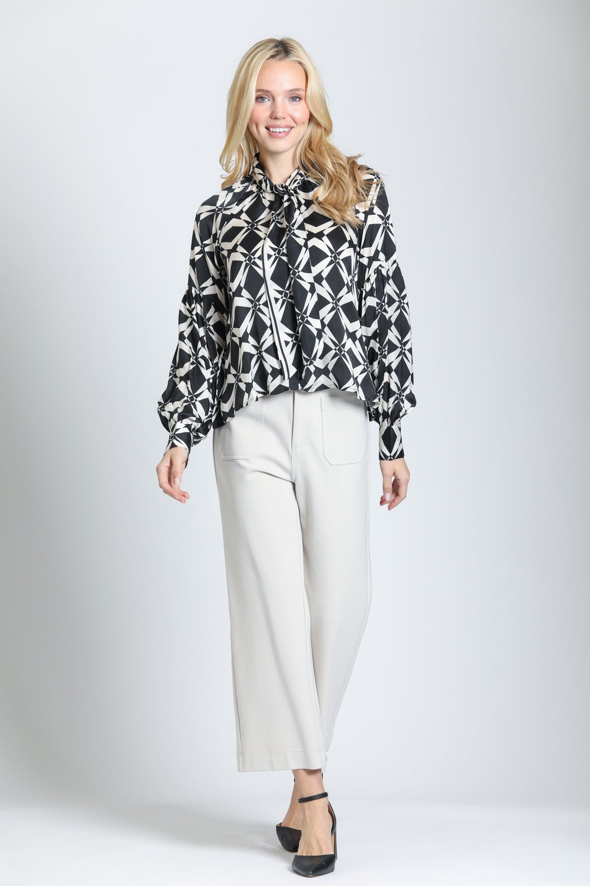 Tie Front Blouse