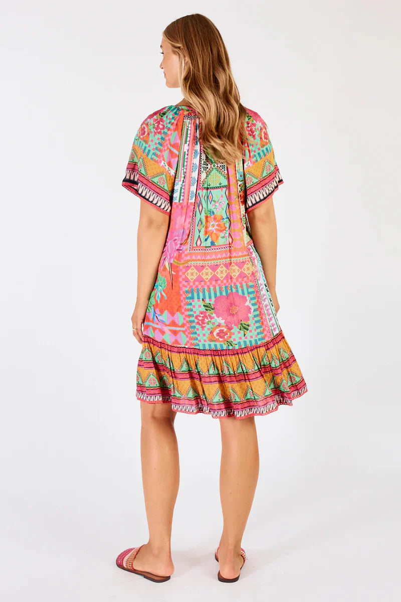 Vivone Shirred Dress