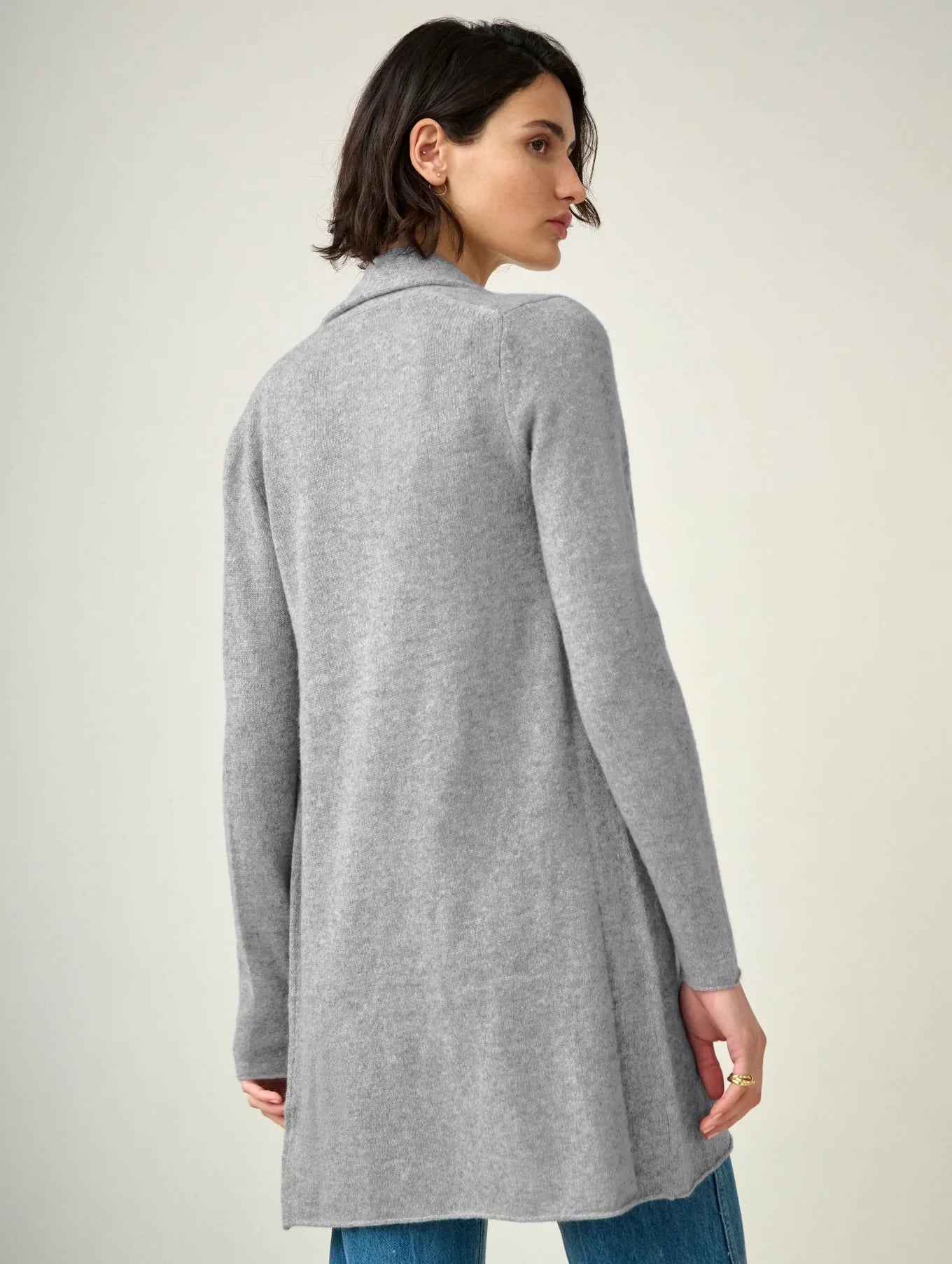 Cashmere Trapeze Cardigan