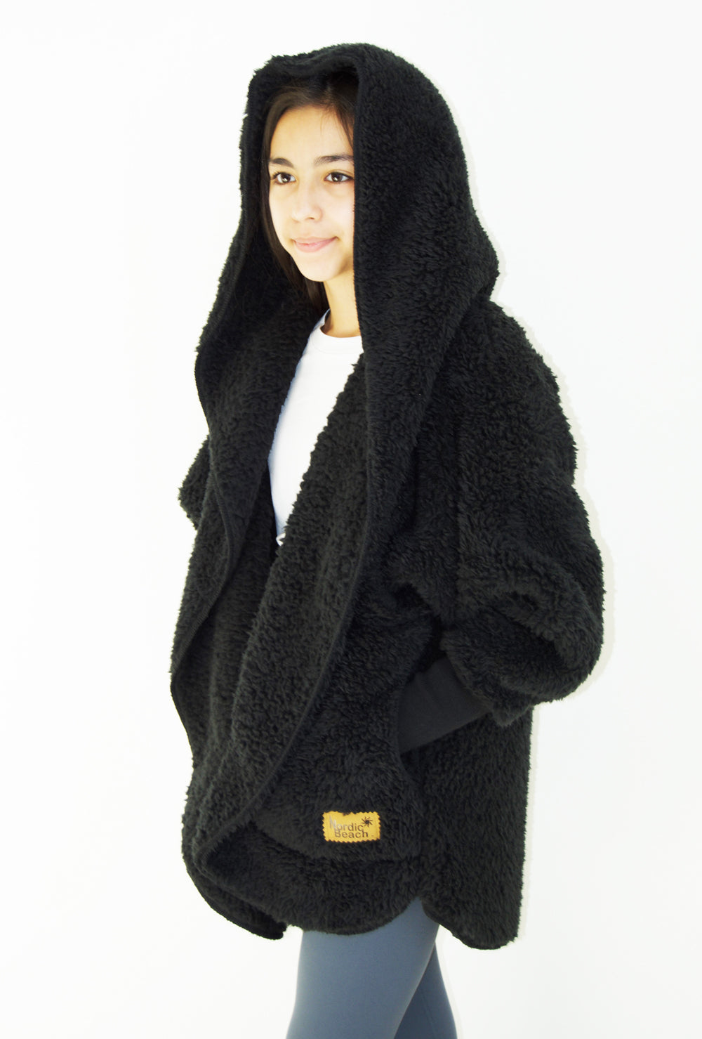 Hooded Plush Wrap PETITE