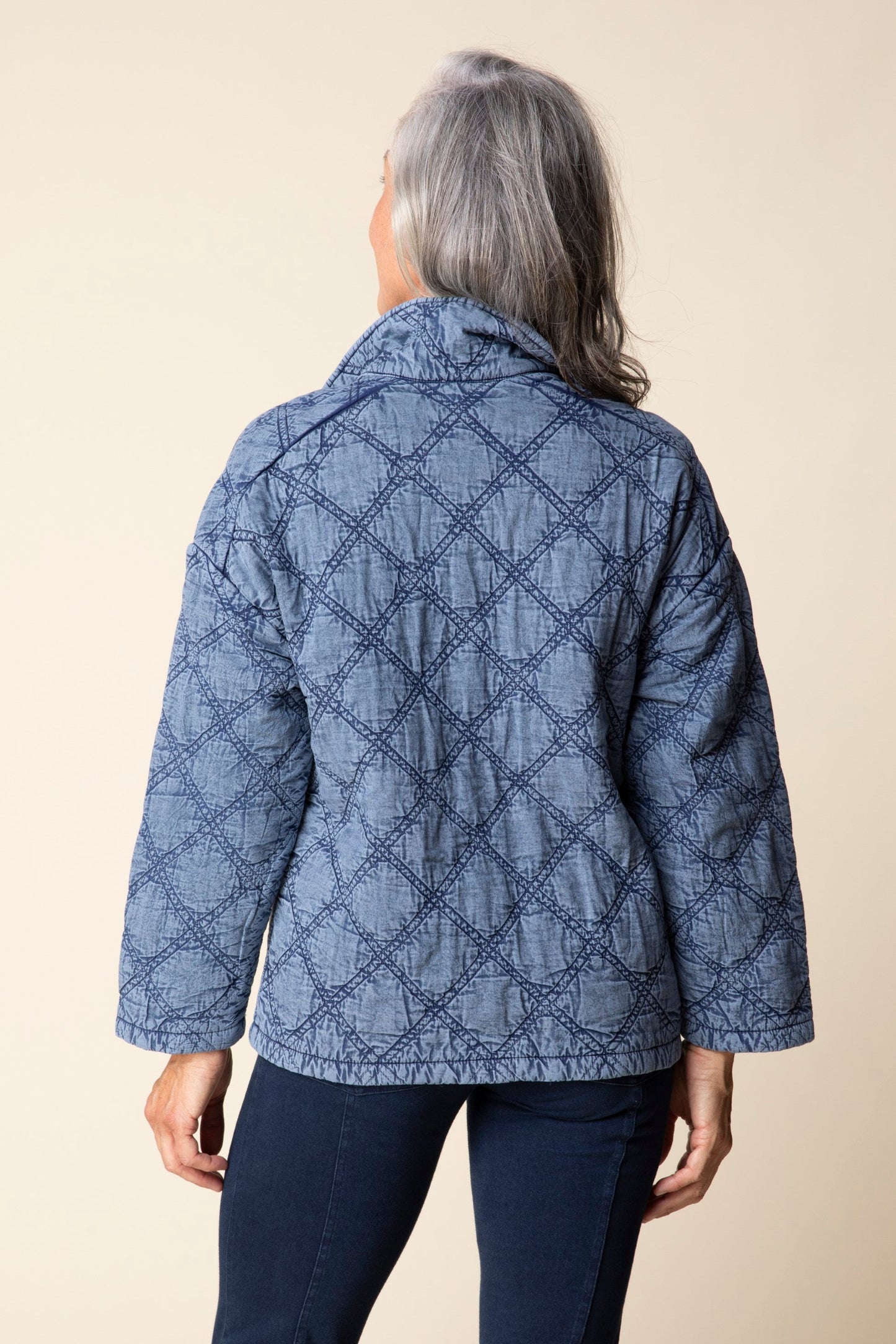 Washed Quilted Cotton Jacket