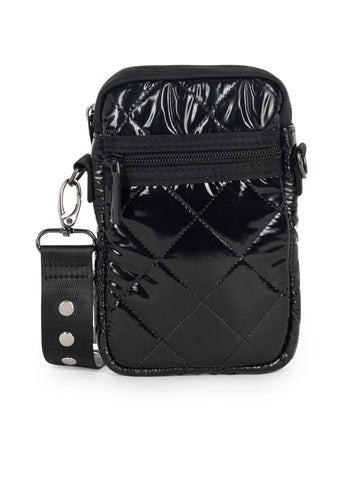 Casey Puffer Crossbody - Noir