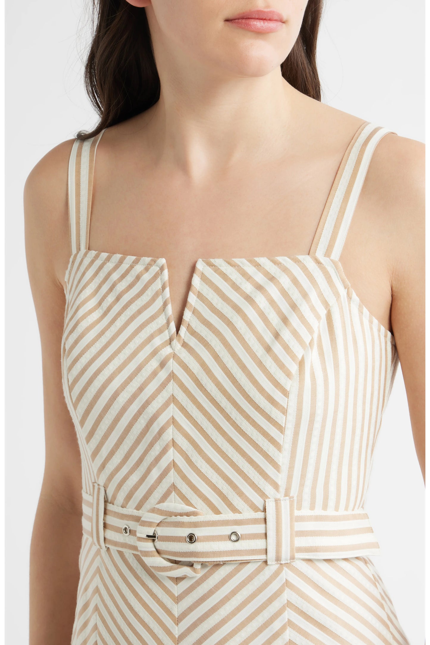 Belted Stripe Dress