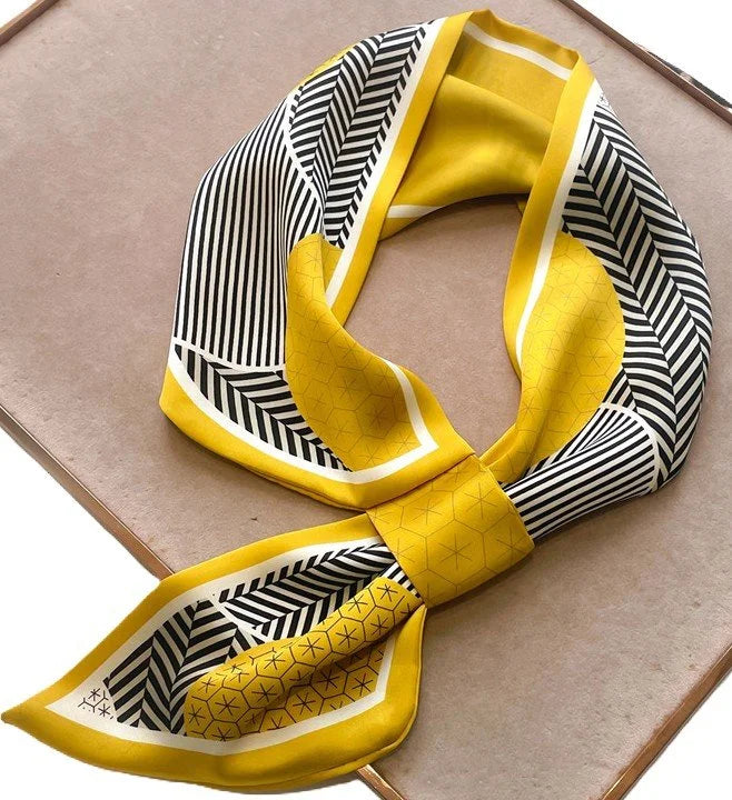 Yellow Angles Loop Scarf