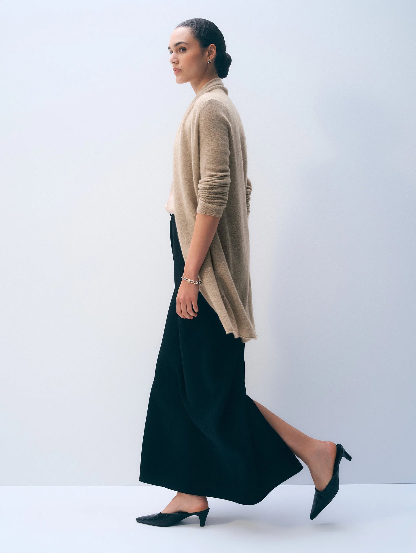 Cashmere Trapeze Cardigan