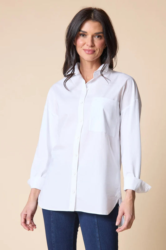 Knit Mix Pocket Shirt