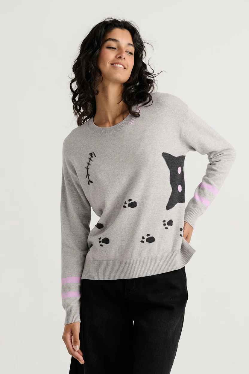 Cheeky Cat Sweater