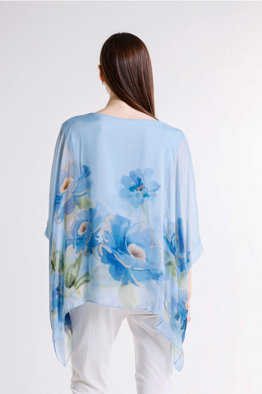 Sofia Gardenia Silk Caftan