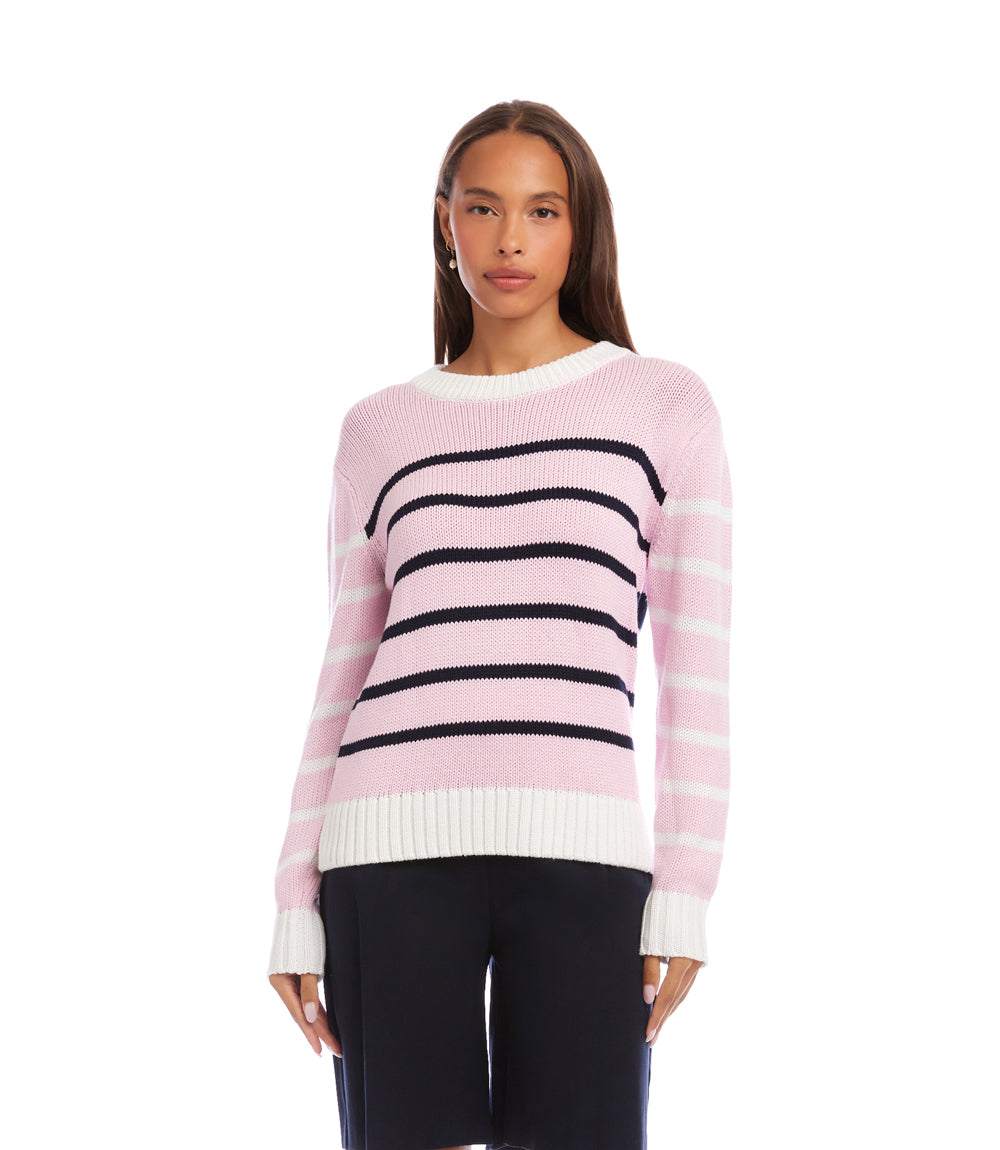 Stripe Crewneck Sweater