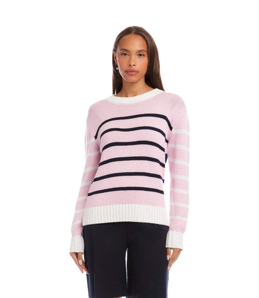 Stripe Crewneck Sweater