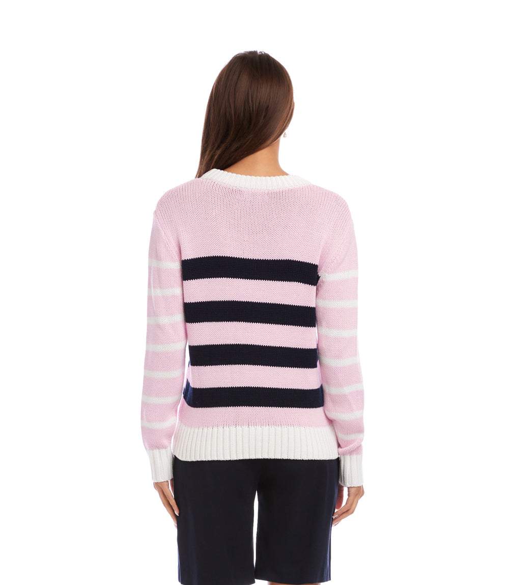 Stripe Crewneck Sweater