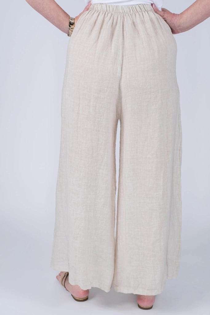 Gracelynn Button Linen Pant