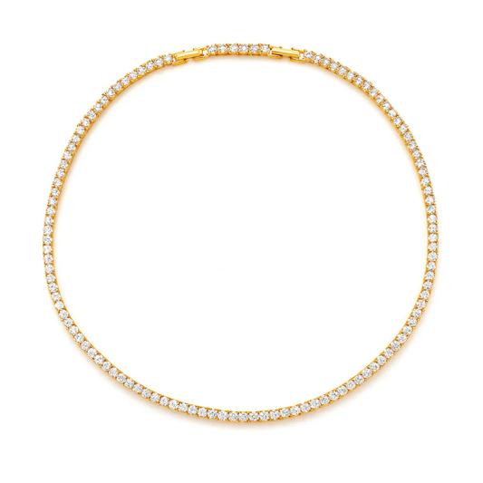 Karla 20" Tennis Necklace - Gold