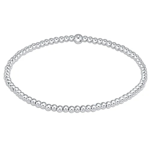 Classic 2.5mm Bead Bracelet - Sterling