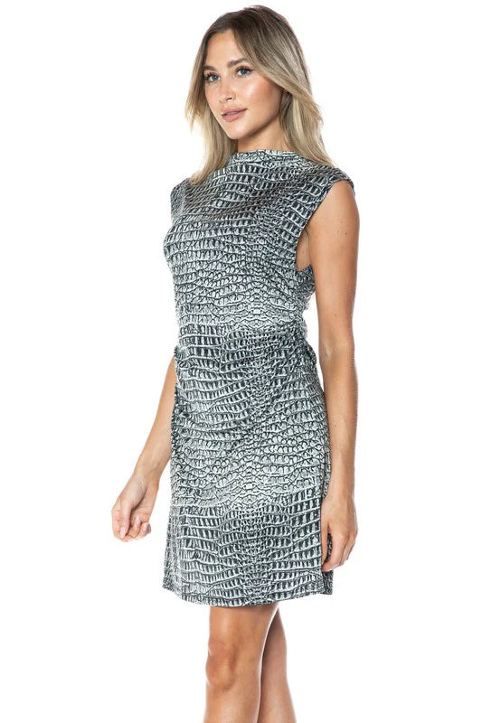 Ruched Mini Dress