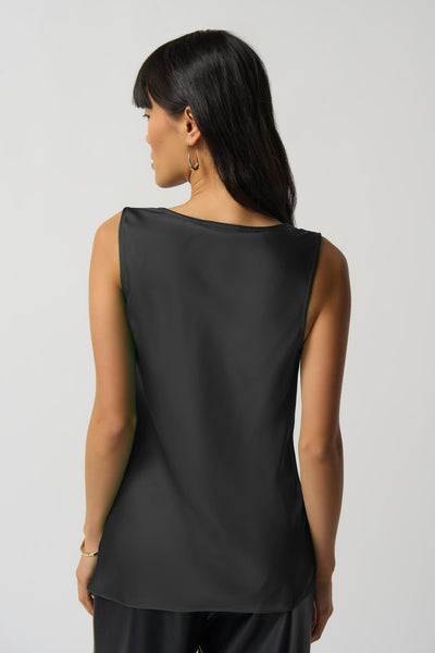 Cowl Neck Satin Top