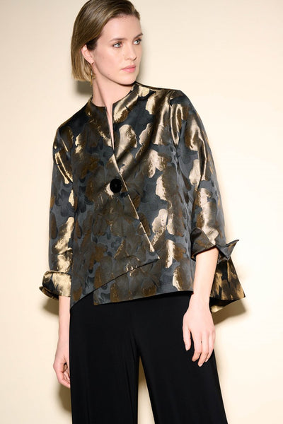 Mock Neck Swing Jacket