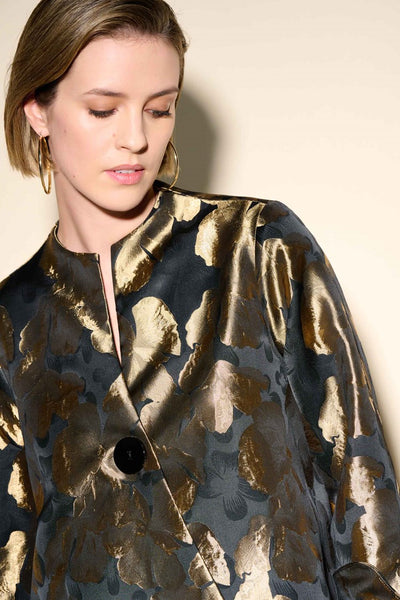 Mock Neck Swing Jacket