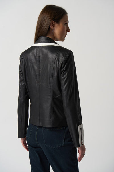 Notch Collar Suede Jacket