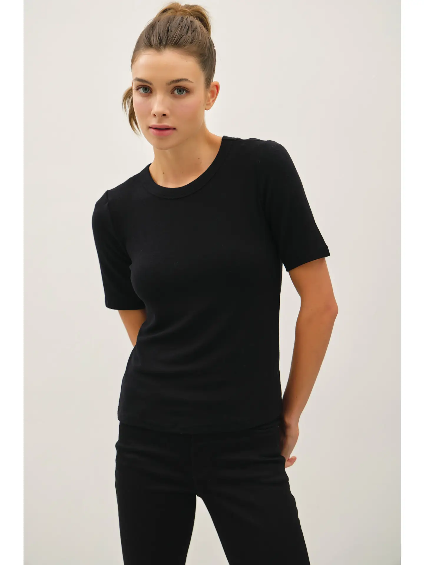 Ultra Soft Basic Short Sleeve Top