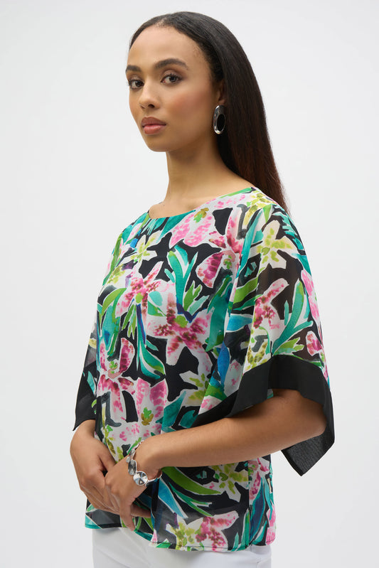 Chiffon Tropical Top