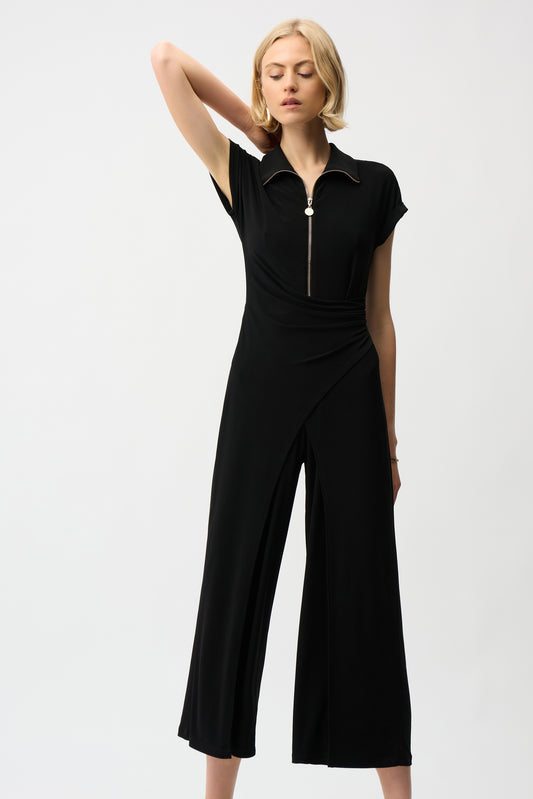 Silky Knit Culotte Jumpsuit