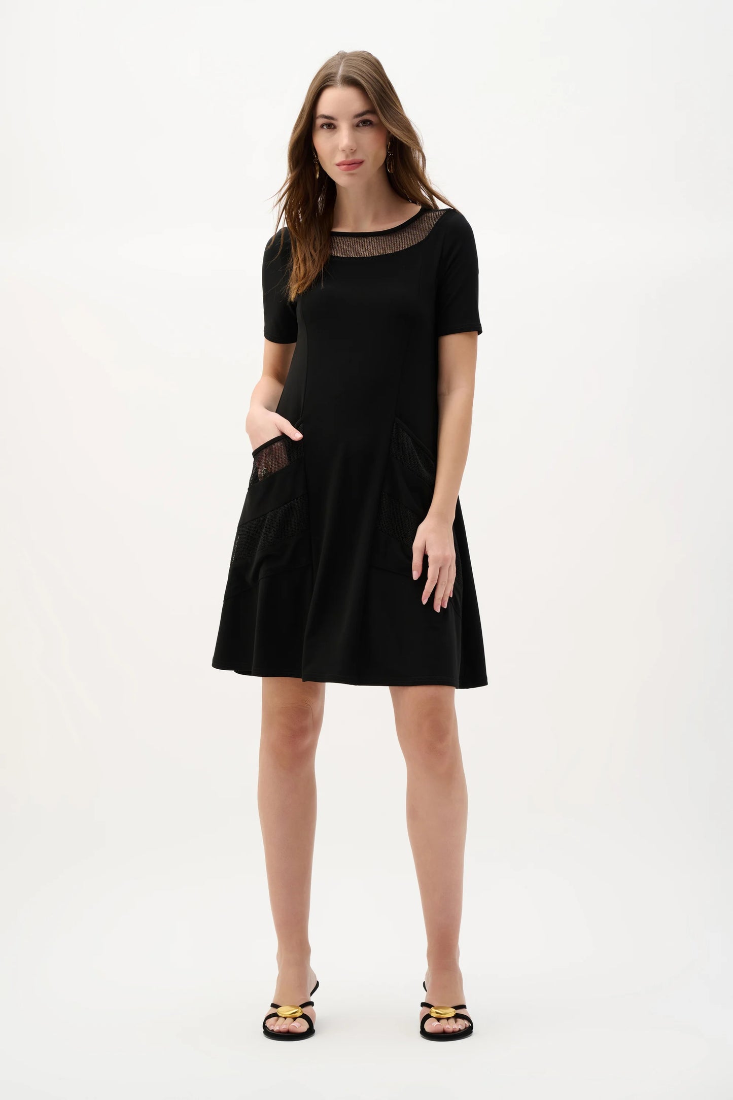 Silky Knit A-Line Dress