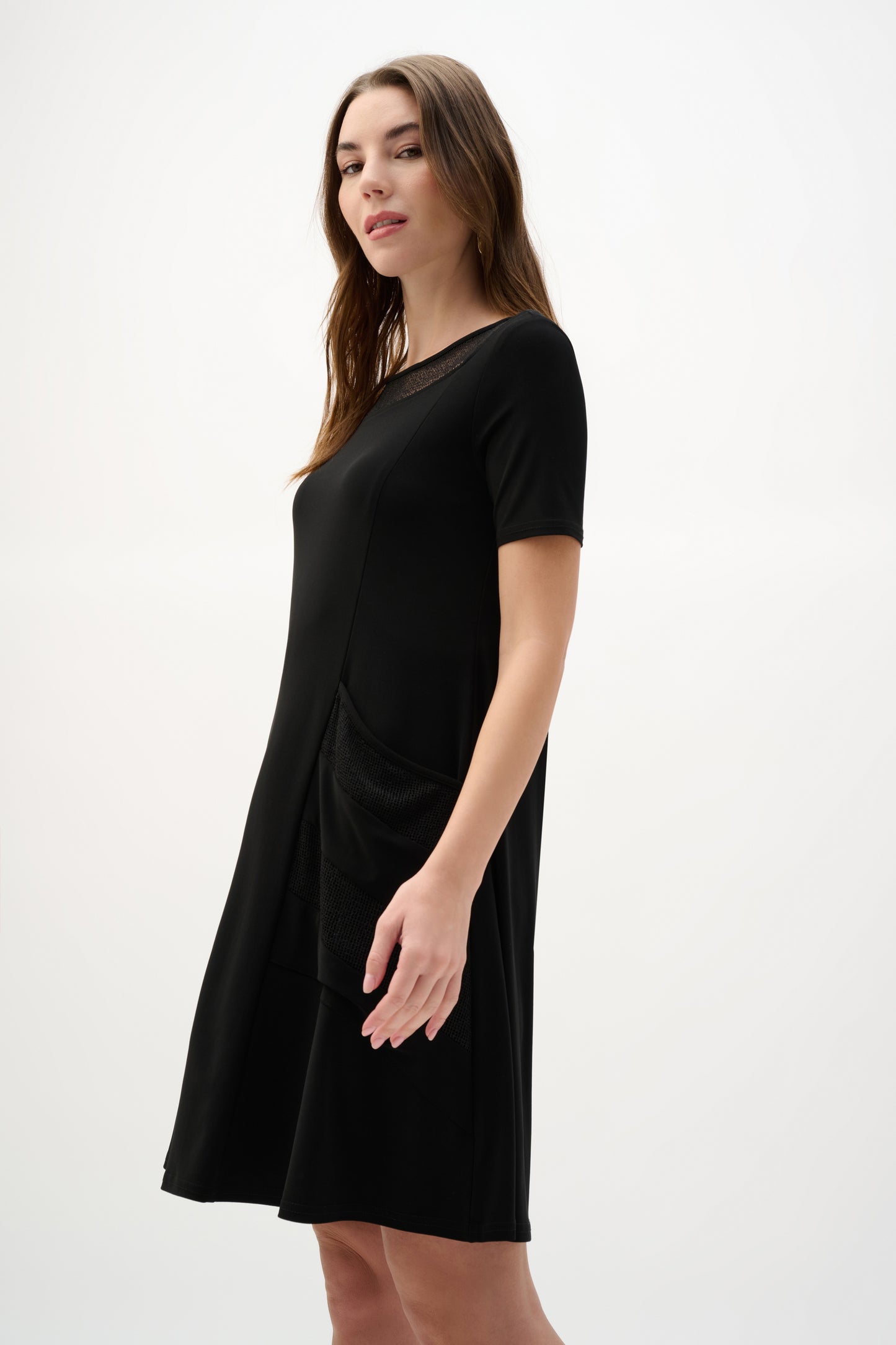 Silky Knit A-Line Dress